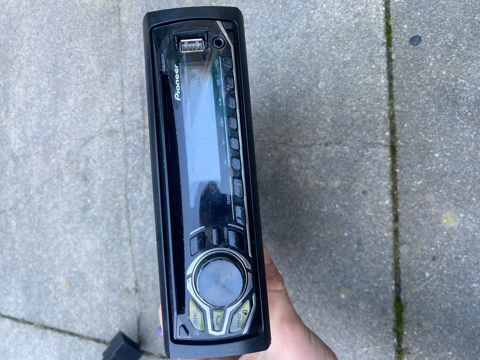 Pioneer DEH-4600BT Autoradio met Bluetooth en USB, Ophalen, Gebruikt