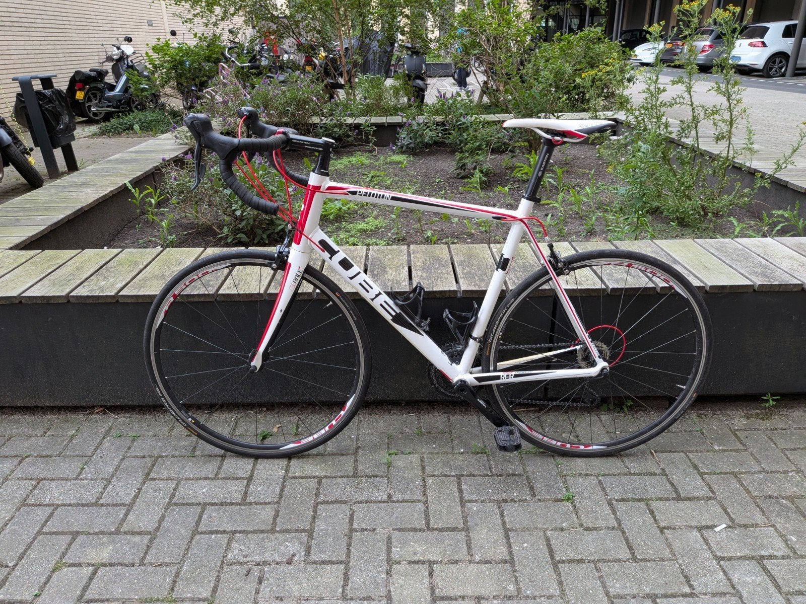 Cube Peloton Racefiets - Maat 62, Fietsen en Brommers, Fietsen | Racefietsen, 28 inch, Aluminium, Zo goed als nieuw, 61 tot 65 cm