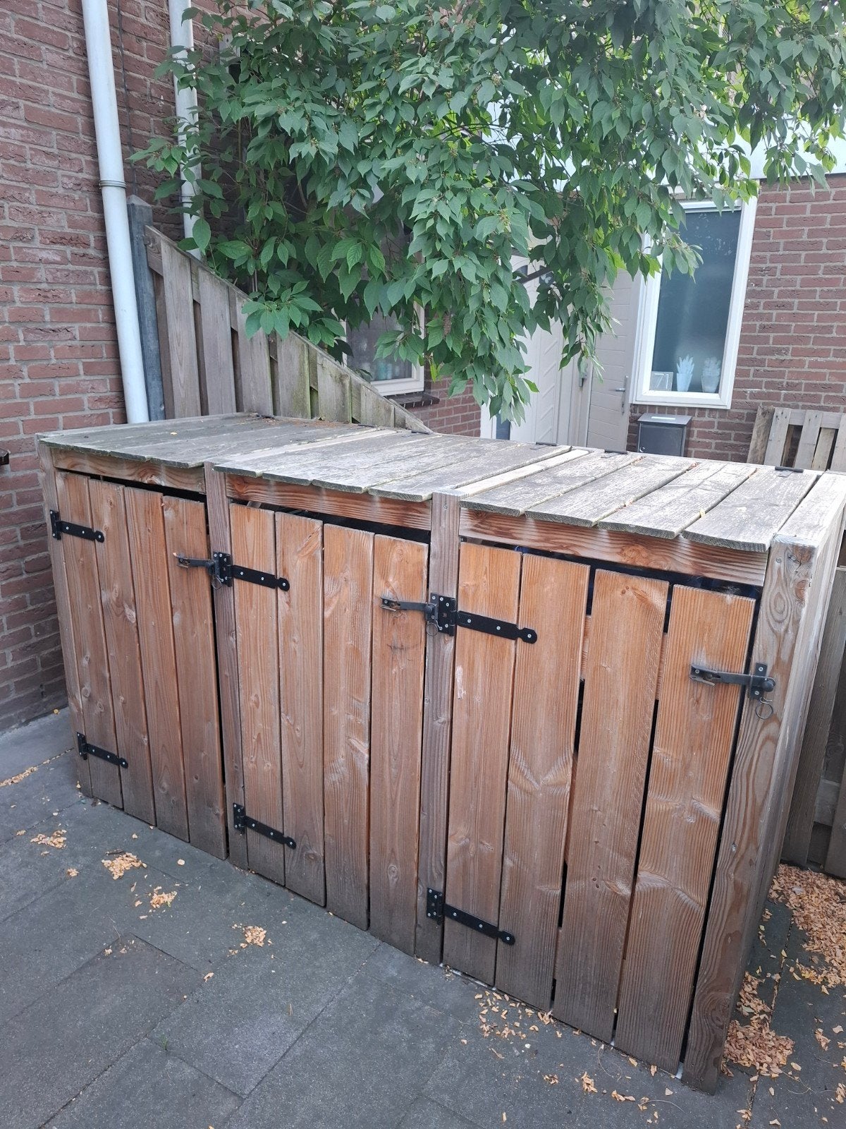containerombouw 3 kliko's, Ophalen, Gebruikt, Hout, Containerberging