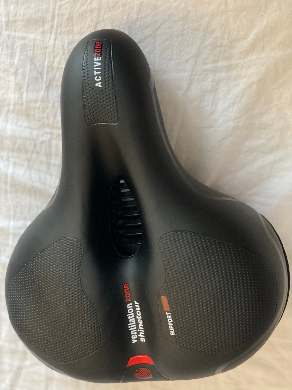Gel zadel met ventilatiezone, Ophalen of Verzenden, Zadel, Stadsfiets, Nieuw