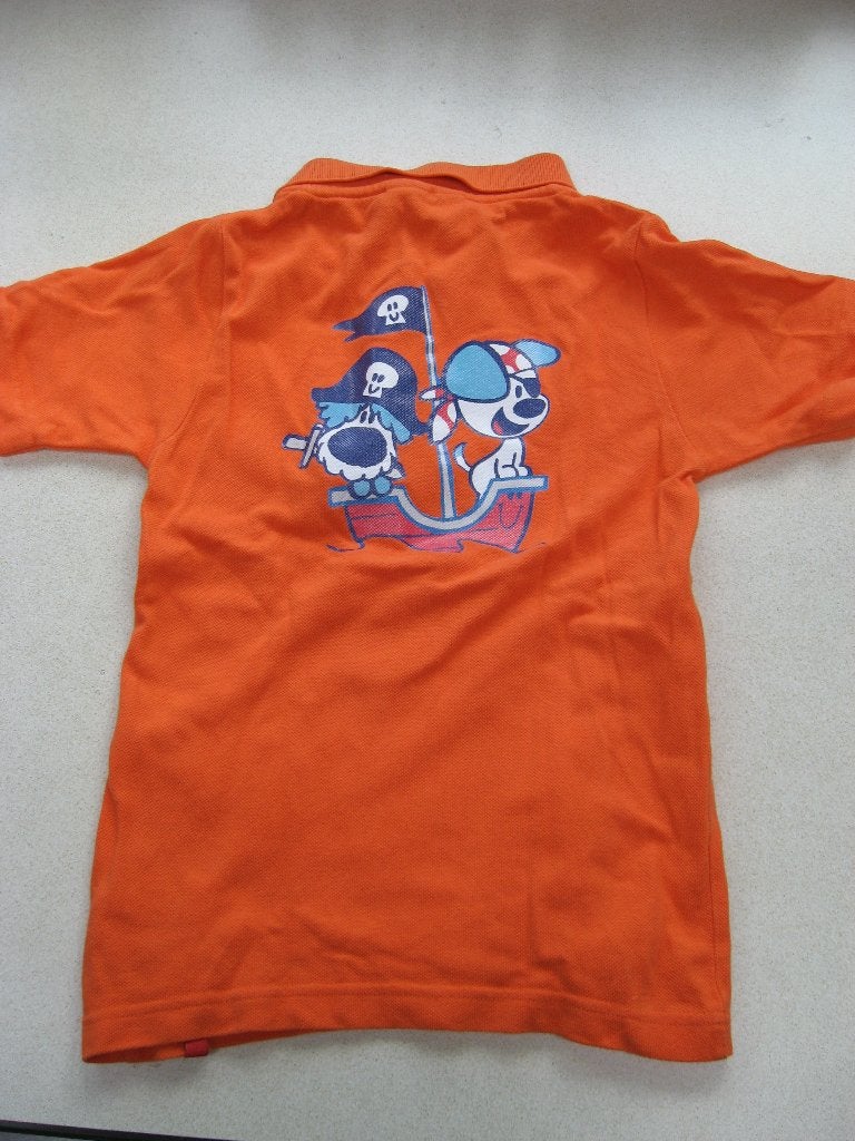 z.g.a.n Simply Colors polo Woezel en Pip mt 122-128, Ophalen of Verzenden, Zo goed als nieuw, Jongen of Meisje, Shirt of Longsleeve