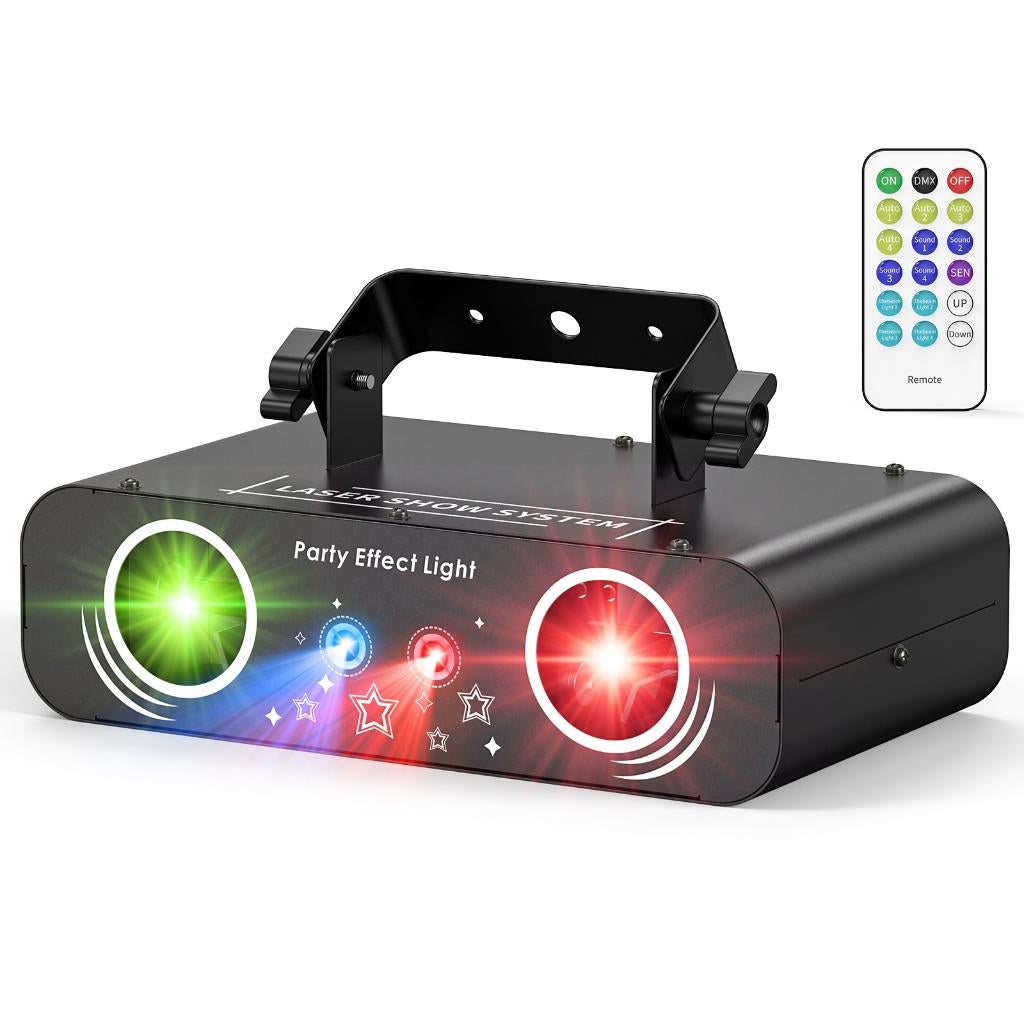DJLicht Animatie laser RGB met afstandsbediening, Geluidgestuurd, ., Nieuw, Ophalen of Verzenden
