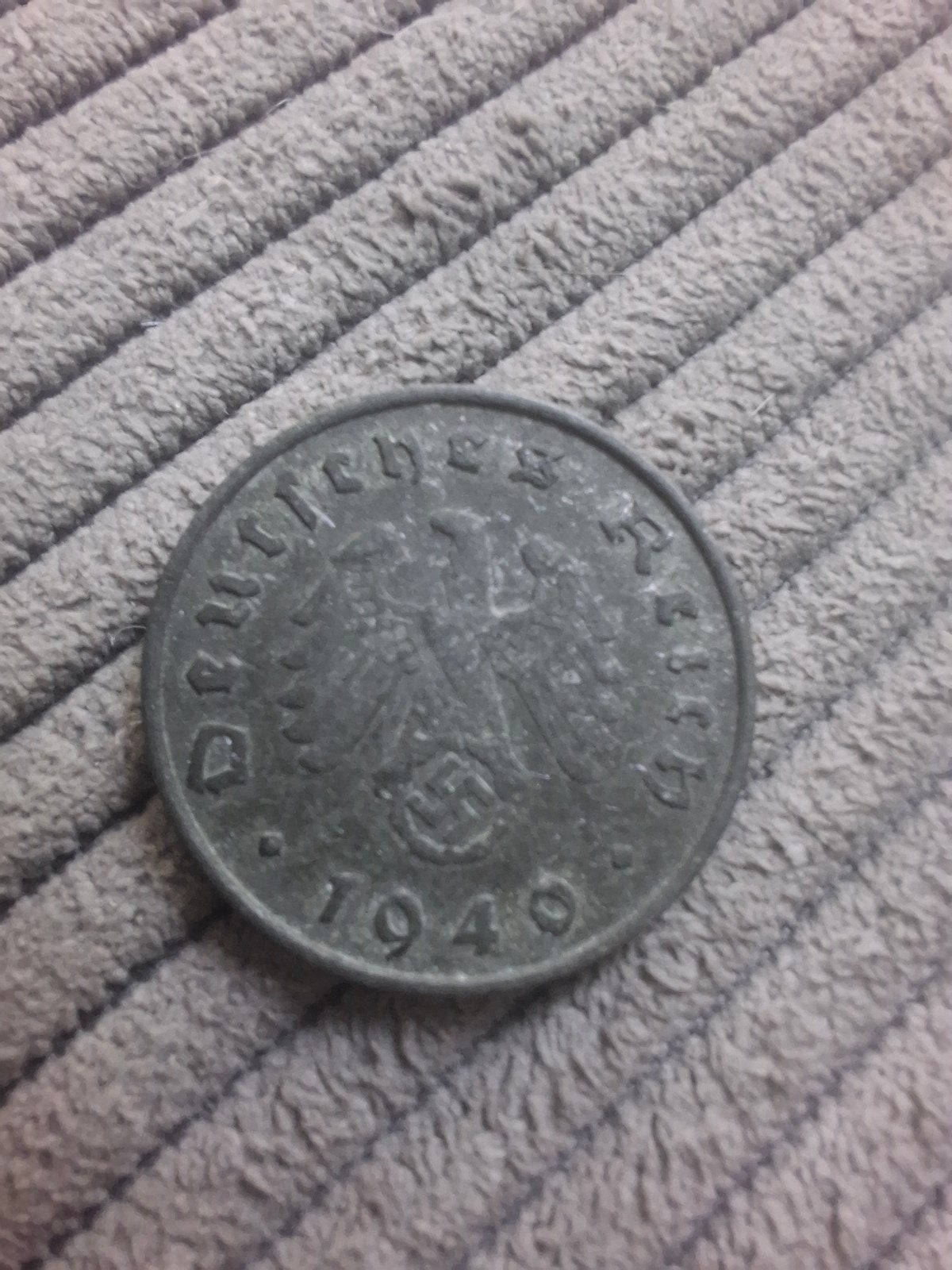 Duitse 10 Reichspfennig munt 1940, Ophalen of Verzenden, Duitsland, Losse munt
