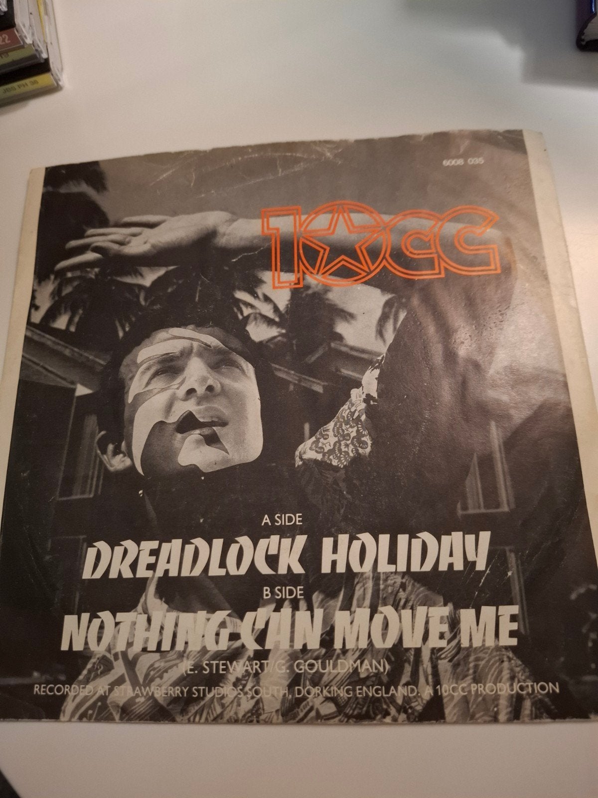 10cc - Dreadlock Holiday / Nothing Can Move Me (Single), Cd's en Dvd's, Gebruikt, 7 inch, Ophalen of Verzenden, Pop