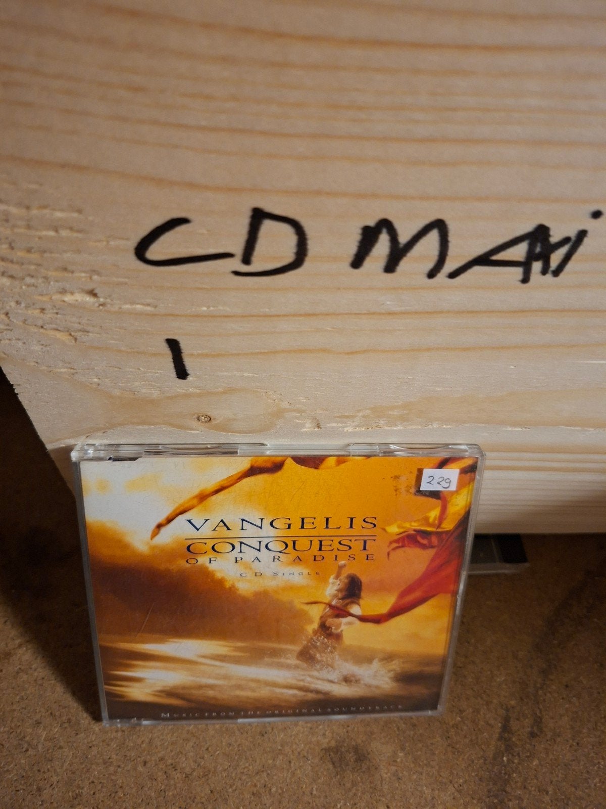 Vangelis - Conquest of Paradise CD Single, Ophalen of Verzenden, Gebruikt, Filmmuziek en Soundtracks