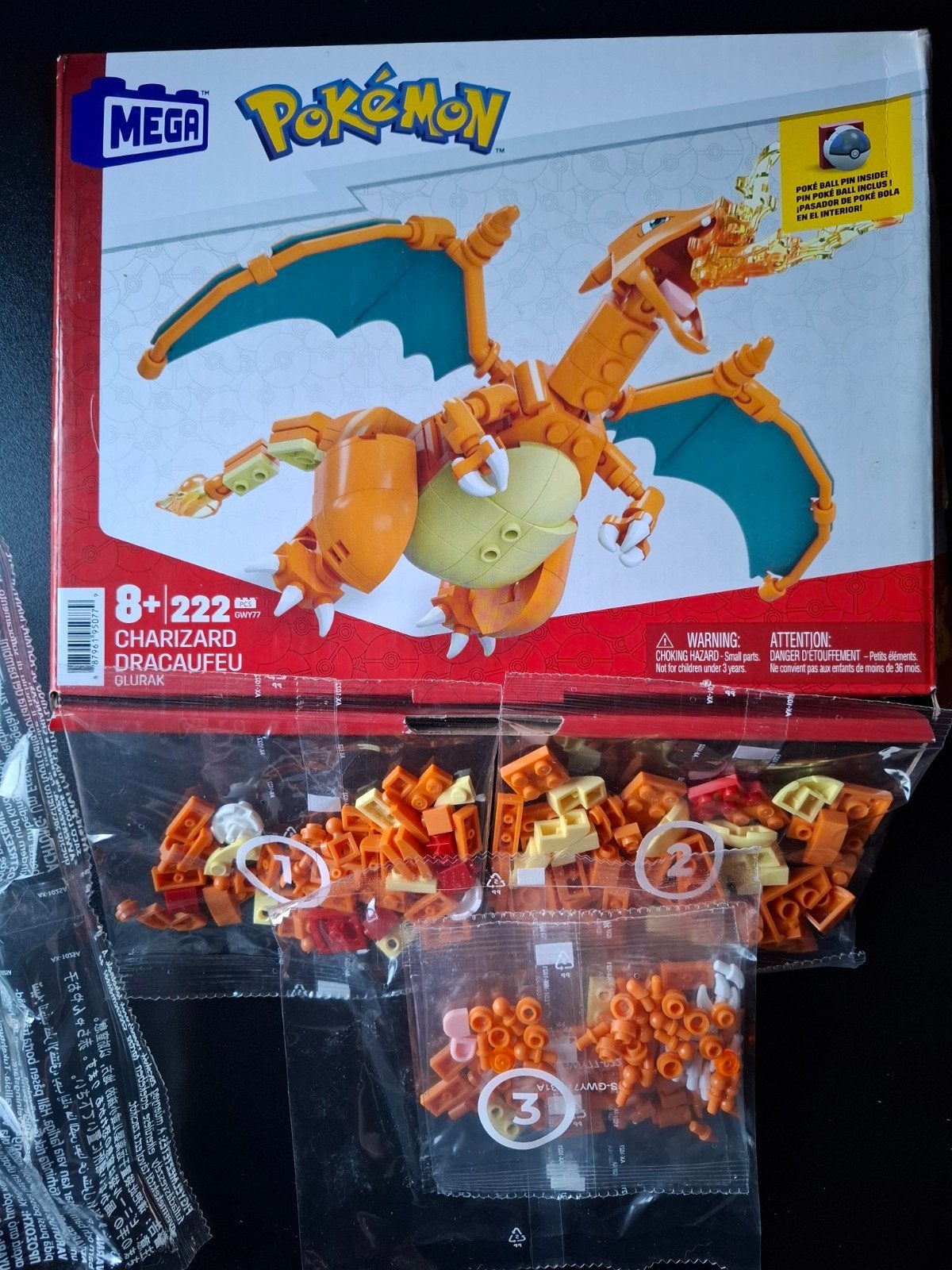 Mega Charizard bouwset, Ophalen of Verzenden, Zo goed als nieuw, Overige typen