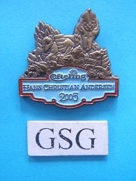Hans Christian Andersen nr. EPP055-02, Verzamelen, Ophalen, Zo goed als nieuw, Button of Speldje