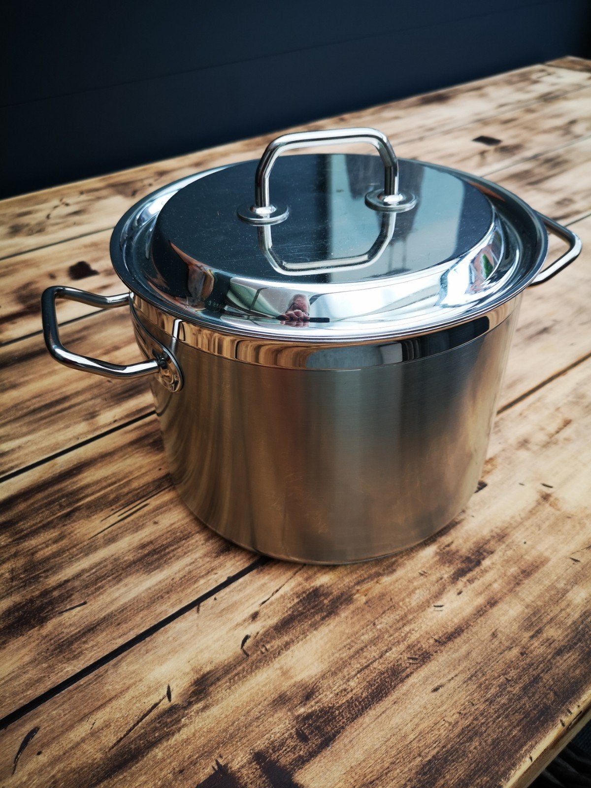 SIGG RVS Kookpan met Deksel - Zo goed als nieuw, Huis en Inrichting, Keuken | Potten en Pannen, Zo goed als nieuw, Rvs, Ophalen