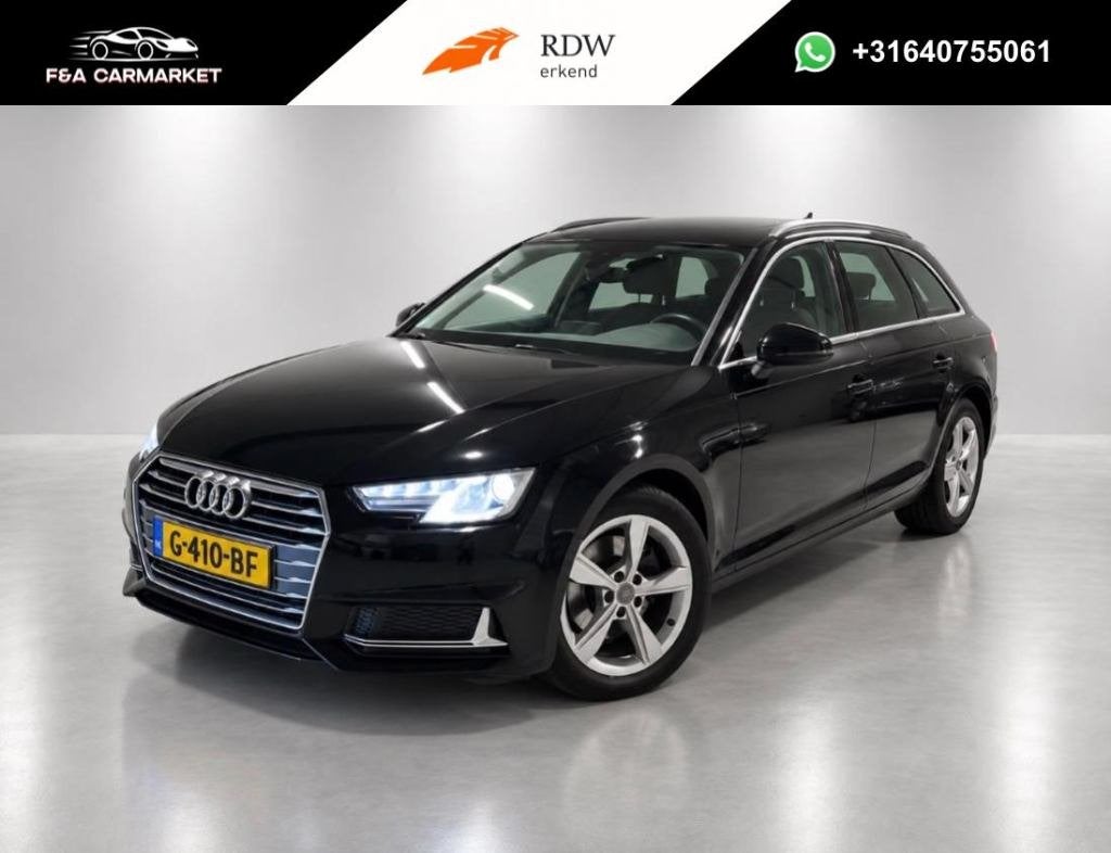 Audi A4 2019 35 TFSI SPORT| NAP | Navi | 17'' LM | Onderhoud, Auto's, Zwart, 4 cilinders, 1984 cc, Zwart