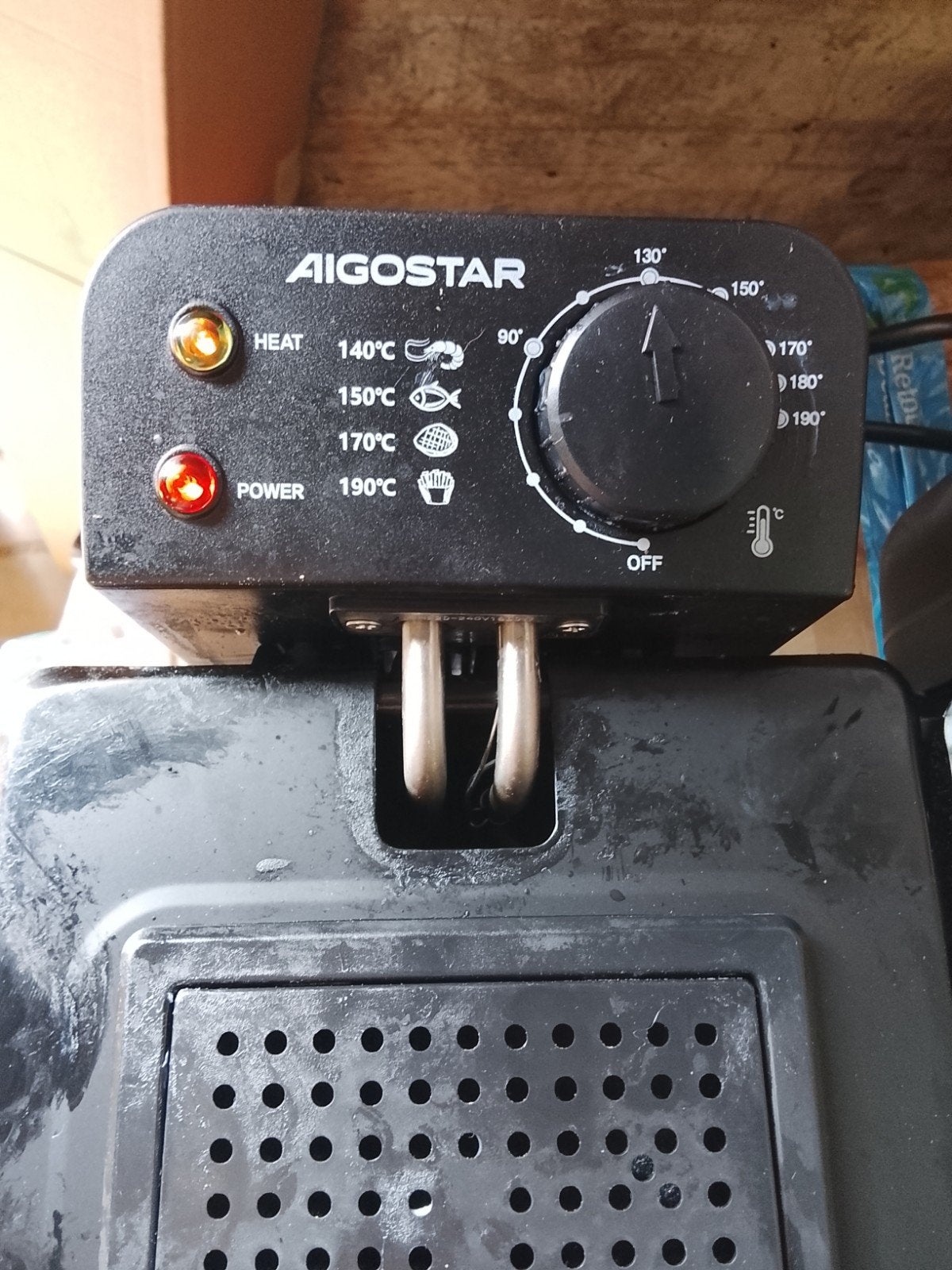 Aigostar dubbele deep fryer - Zo goed als nieuw, Onbekend, Ophalen of Verzenden, Zo goed als nieuw, Onbekend
