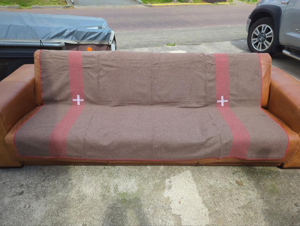 Legerdekens zwitserse leger 80% wol 130x200, Ophalen of Verzenden, Landmacht, Nederland