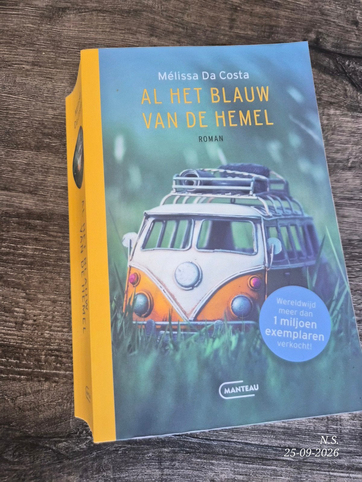 Al het blauw van de hemel - Mélissa Da Costa, Ophalen of Verzenden, Zo goed als nieuw, Mélissa Da Costa, Nederland