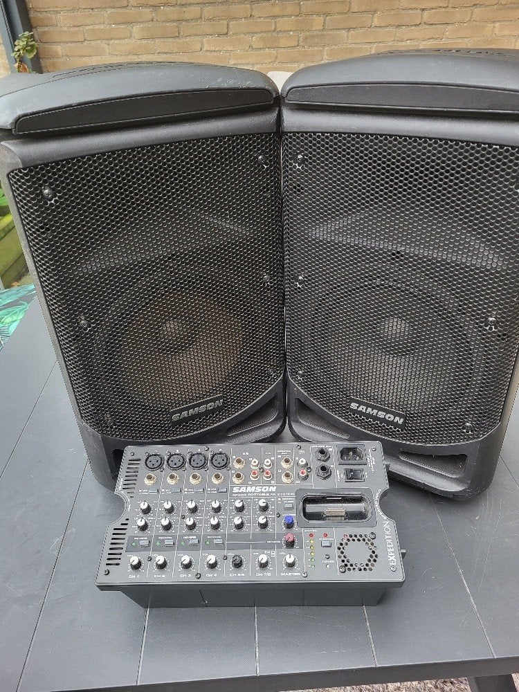 Samson XP308i portable PA System, Ophalen, Gebruikt, 500 tot 1000 watt, P.A.