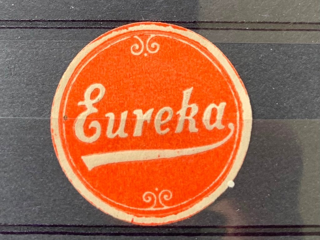 Sluitzegel Eureka, Verzenden, T/m 1940, Gestempeld