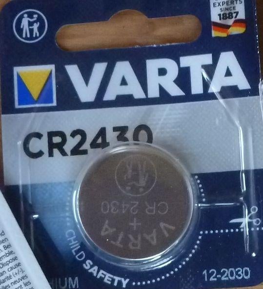 Varta batterijen CR2430 3 st, Ophalen of Verzenden, Nieuw