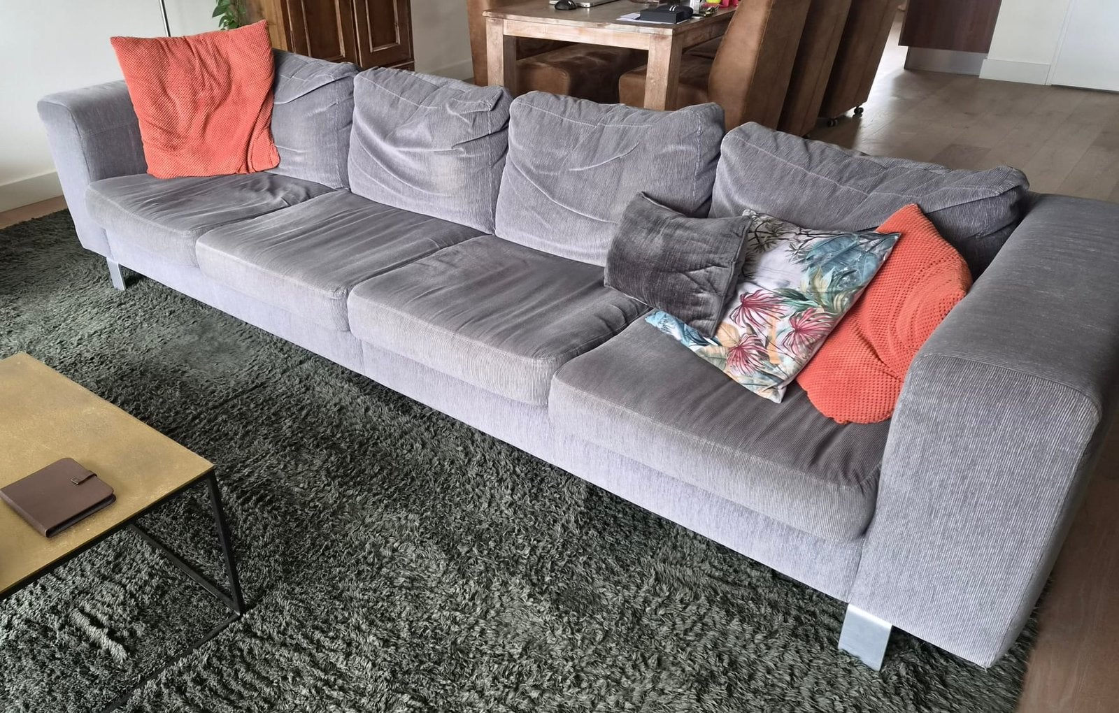 Grote bank, Ophalen, 250 tot 300 cm, Gebruikt, 75 tot 100 cm