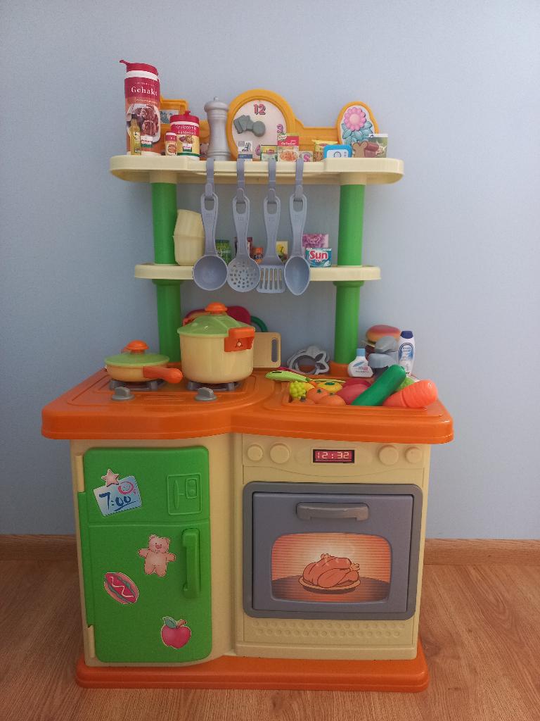 Speelkeuken met heel veel accesoires, Kinderen en Baby's, Speelgoed | Speelkeukens, Gebruikt, Speelkeuken, Kunststof, Ophalen of Verzenden
