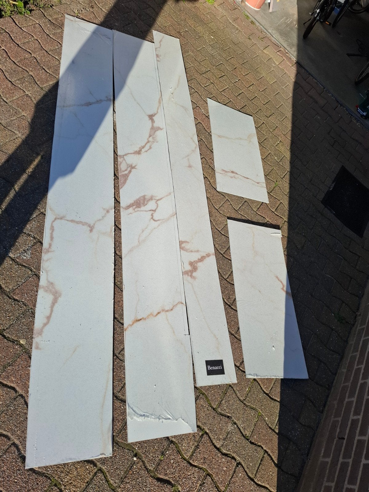 Benacci wandpanelen Aurora d'Oro, restpartij, Doe-het-zelf en Verbouw, Ophalen, Gebruikt