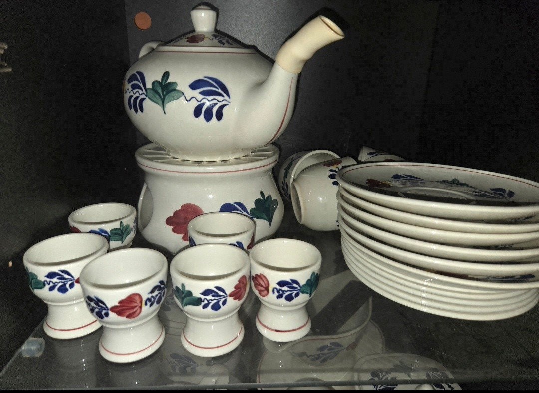 Authentiek Boerenbond servies in prachtige staat., Ophalen