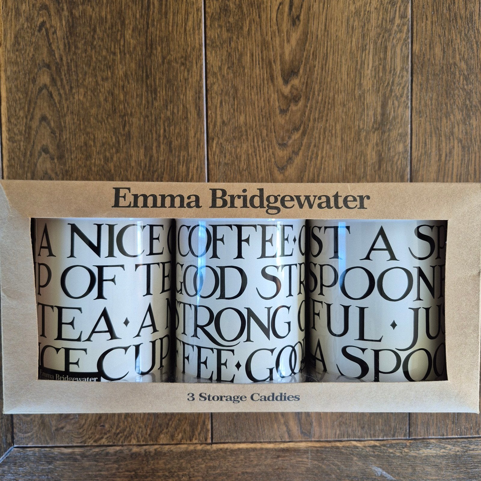 Emma Bridgewater box-set 3 voorraadbussen Toast&Marmelade, Overige typen, Nieuw, Ophalen of Verzenden, Emma Bridgewater