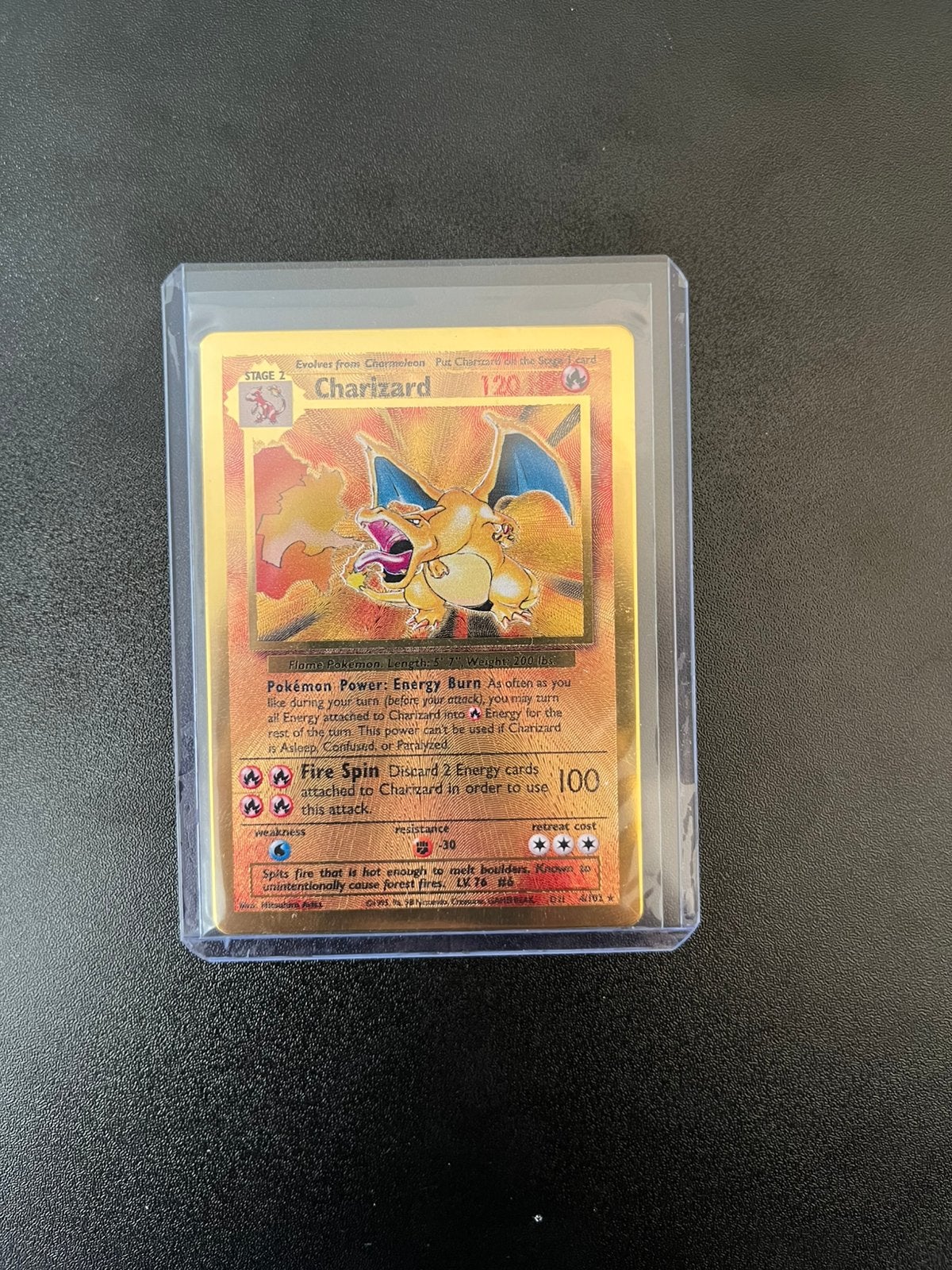 Metal charizard 4/102 celebration pokemon kaart, Ophalen of Verzenden, Zo goed als nieuw