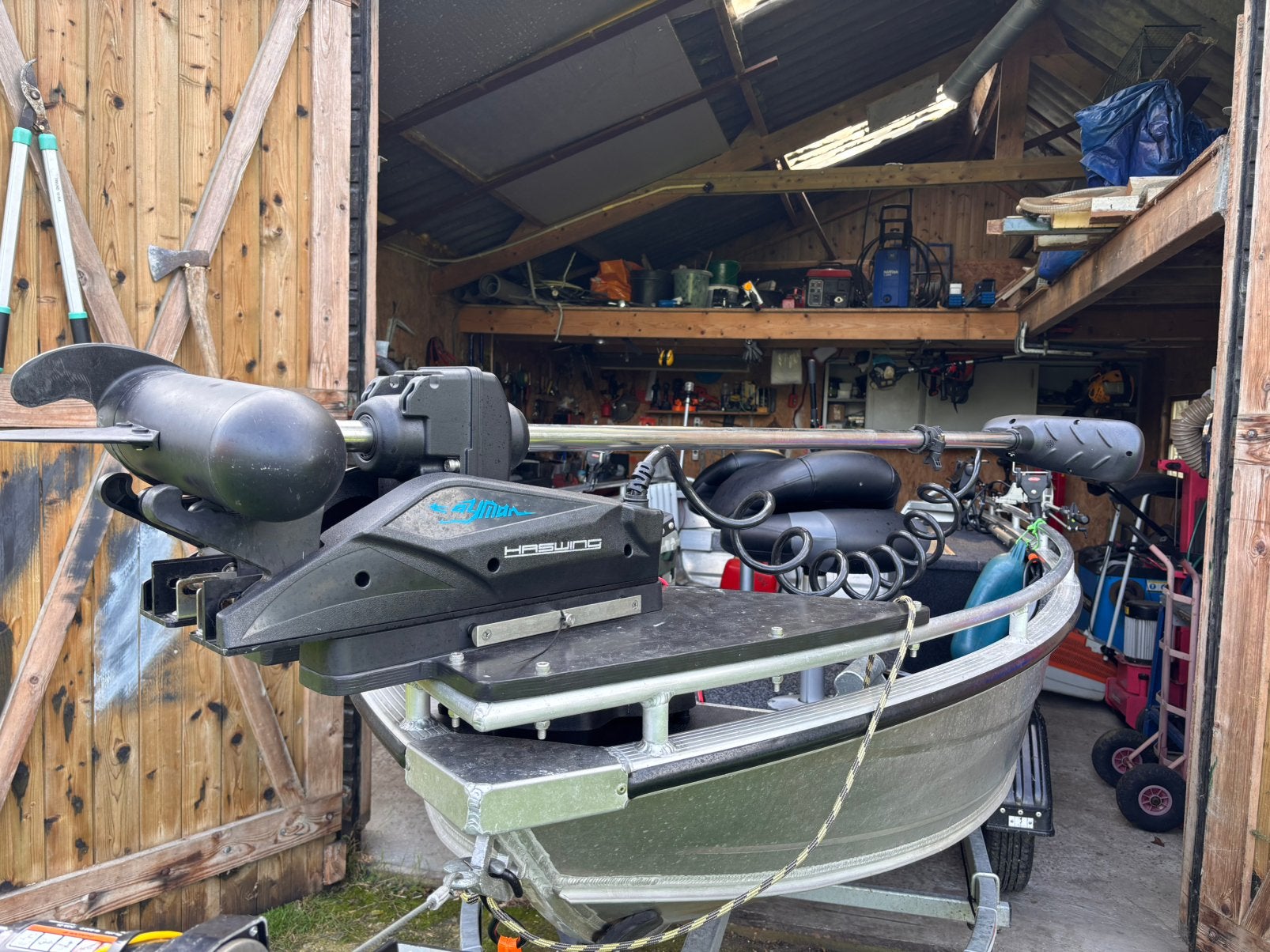 Haswing Cayman B80 GPS fronttroller – 80 lbs – 24V, Ophalen, Zo goed als nieuw