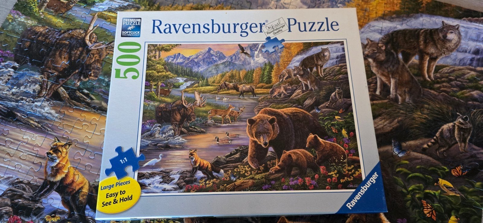 Ravensburger puzzel 500 stukjes, Ophalen of Verzenden, 500 t/m 1500 stukjes, Zo goed als nieuw, Legpuzzel