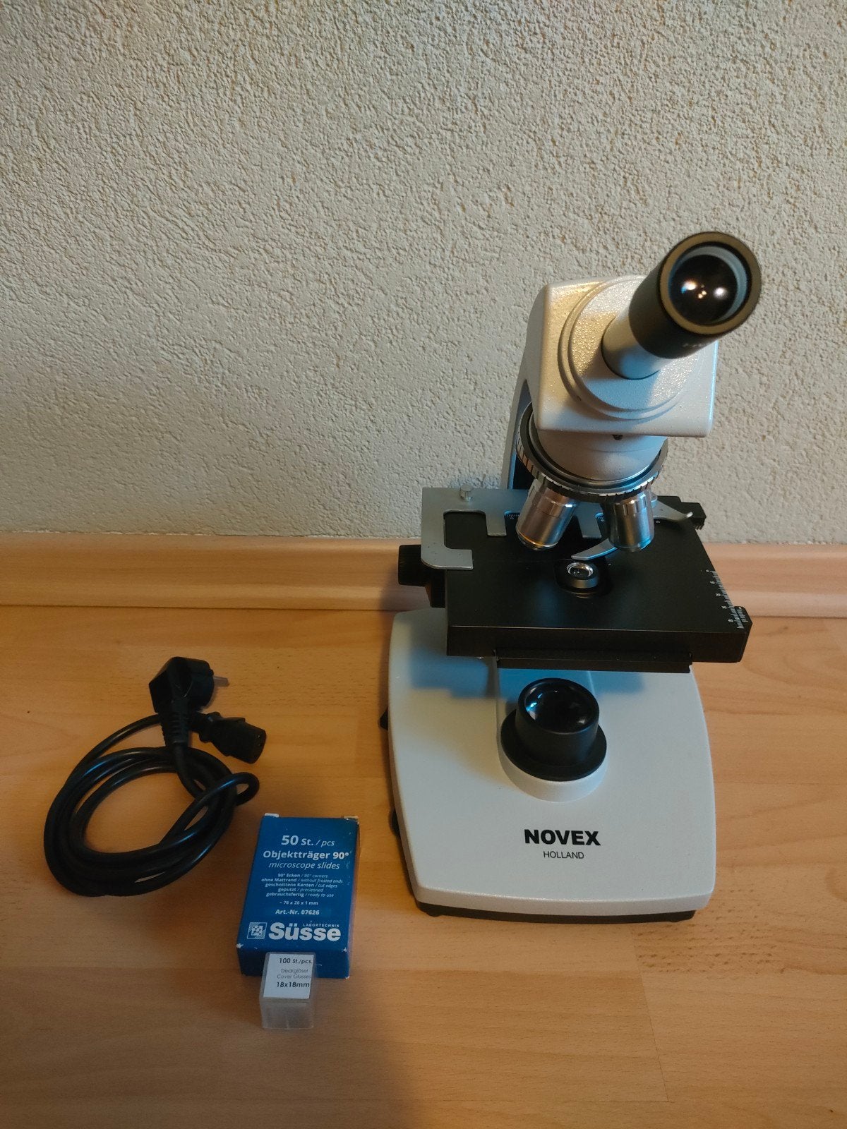 Novex B-Range Biologische Microscoop - HWF10X Oculair, Ophalen of Verzenden, Zo goed als nieuw