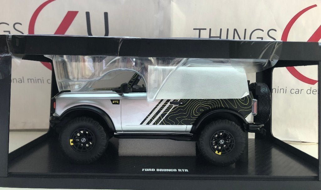 GT Spirit 1:18 Ford Bronco by RTR 2022 grijs metallic nieuw, Hobby en Vrije tijd, Modelauto's | 1:18, Ophalen of Verzenden, Nieuw
