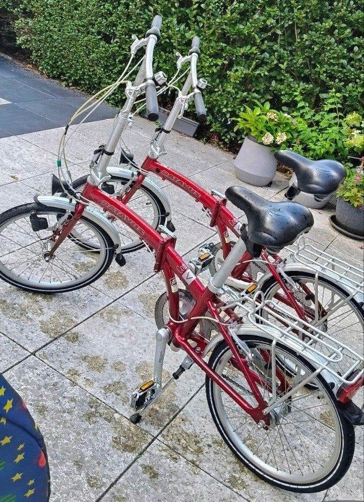Batavus opvouwbare fietsen - 2 stuks, Fietsen en Brommers, Fietsen | Vouwfietsen, Ophalen, 20 inch of meer, Velgrem, Versnellingen