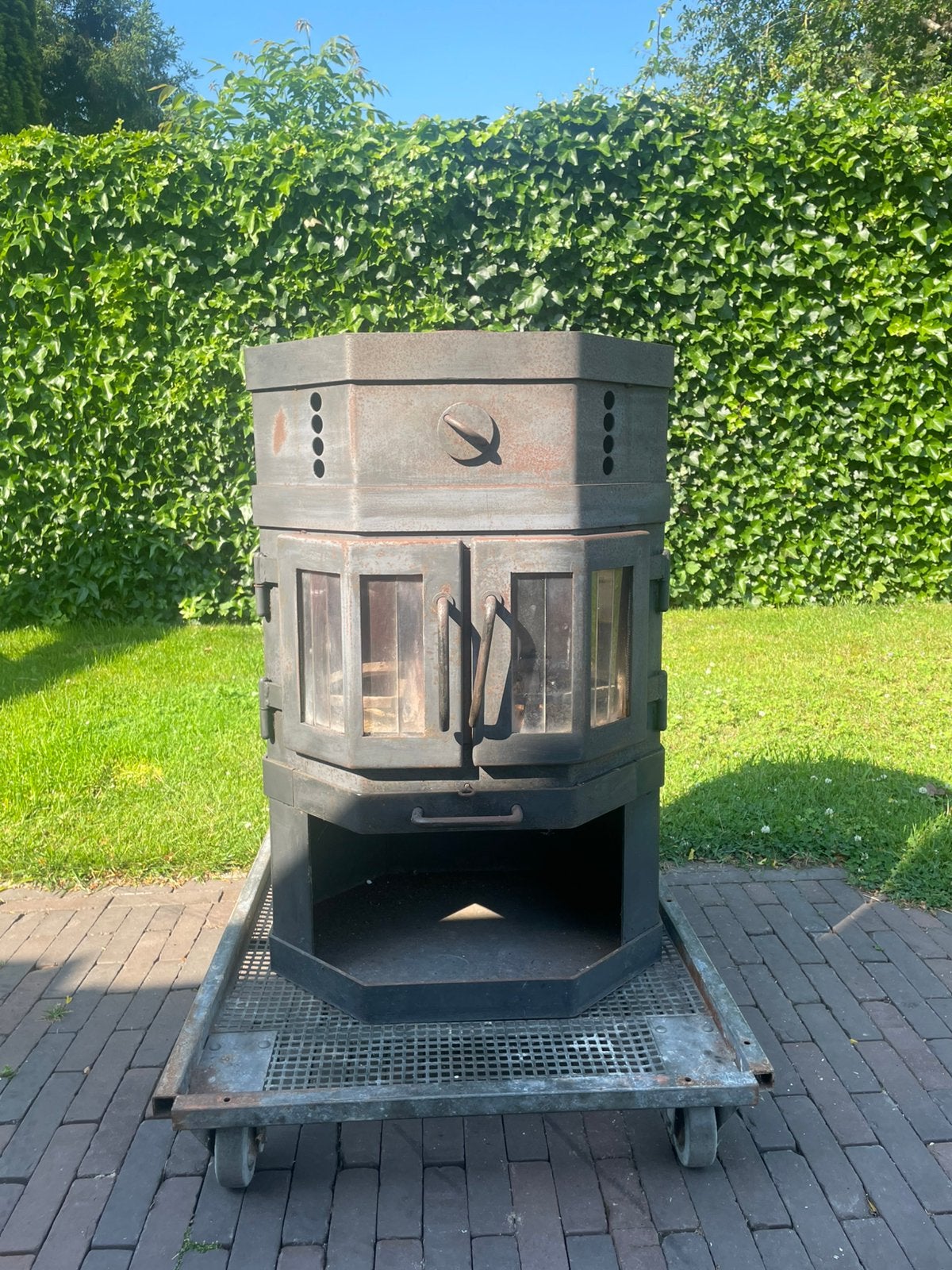 Houtkachel voor schuur/veranda/mancave enz, Ophalen, Gebruikt, Houtkachel, Vrijstaand