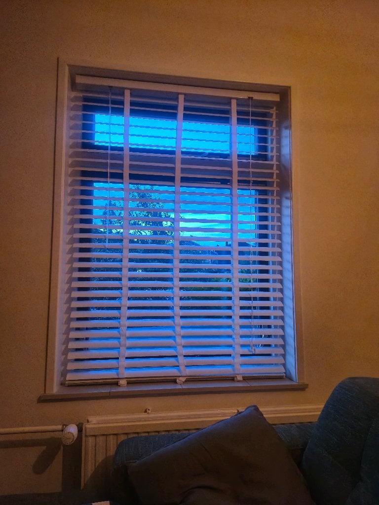 3x Luxaflex wit aluminium 100x180, Ophalen, Gebruikt, Wit