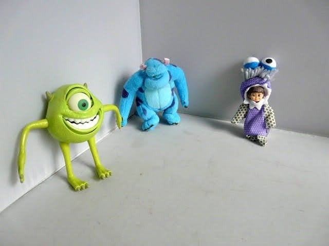 Monster en Co # diverse figuren - zie foto's, Ophalen of Verzenden, Overige figuren, Zo goed als nieuw, Beeldje of Figuurtje