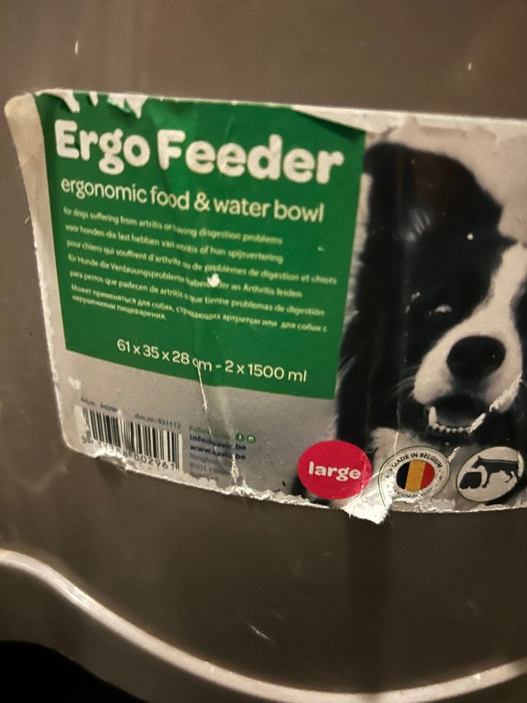 Etensbak hond, Dieren en Toebehoren, Ophalen, Gebruikt