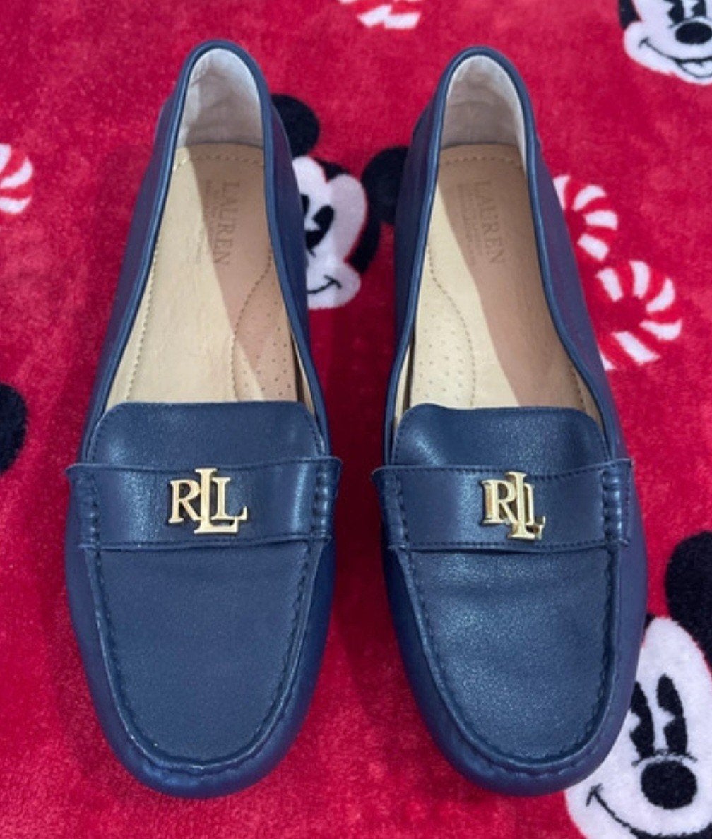 Ralph Lauren loafers maat 40 - Zo goed als nieuw, Blauw, Instappers, Ophalen of Verzenden, Zo goed als nieuw