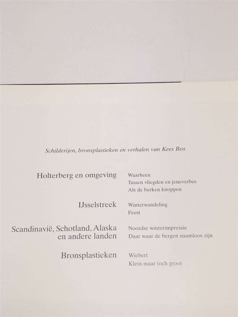 De Natuur van Kees Bos — Schilderijen, Bronzen & Verhalen, Ophalen of Verzenden, Gelezen