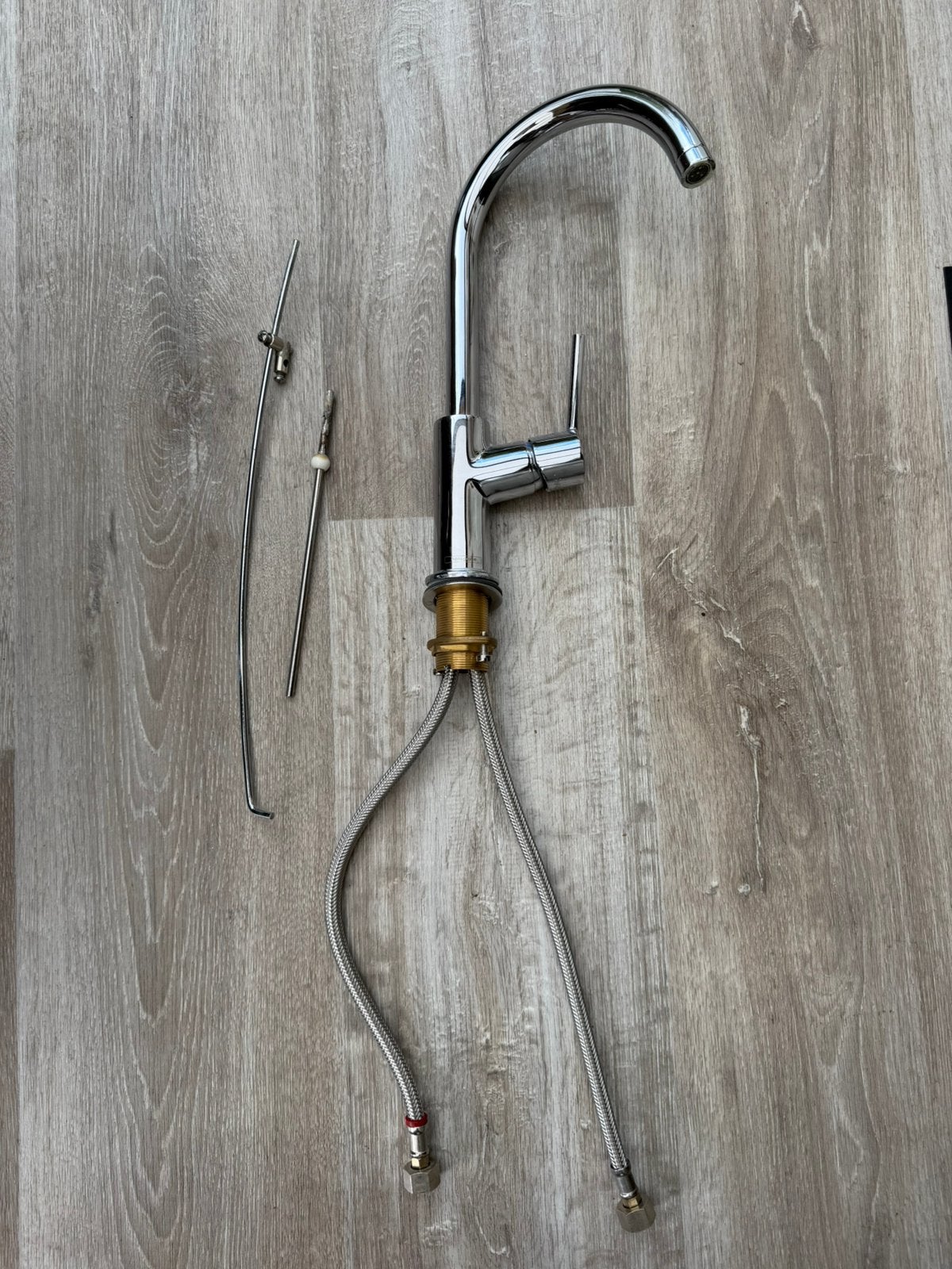 Mengkraan voor wastafel (Hans Grohe), Ophalen of Verzenden, Zo goed als nieuw, Chroom, Kraan