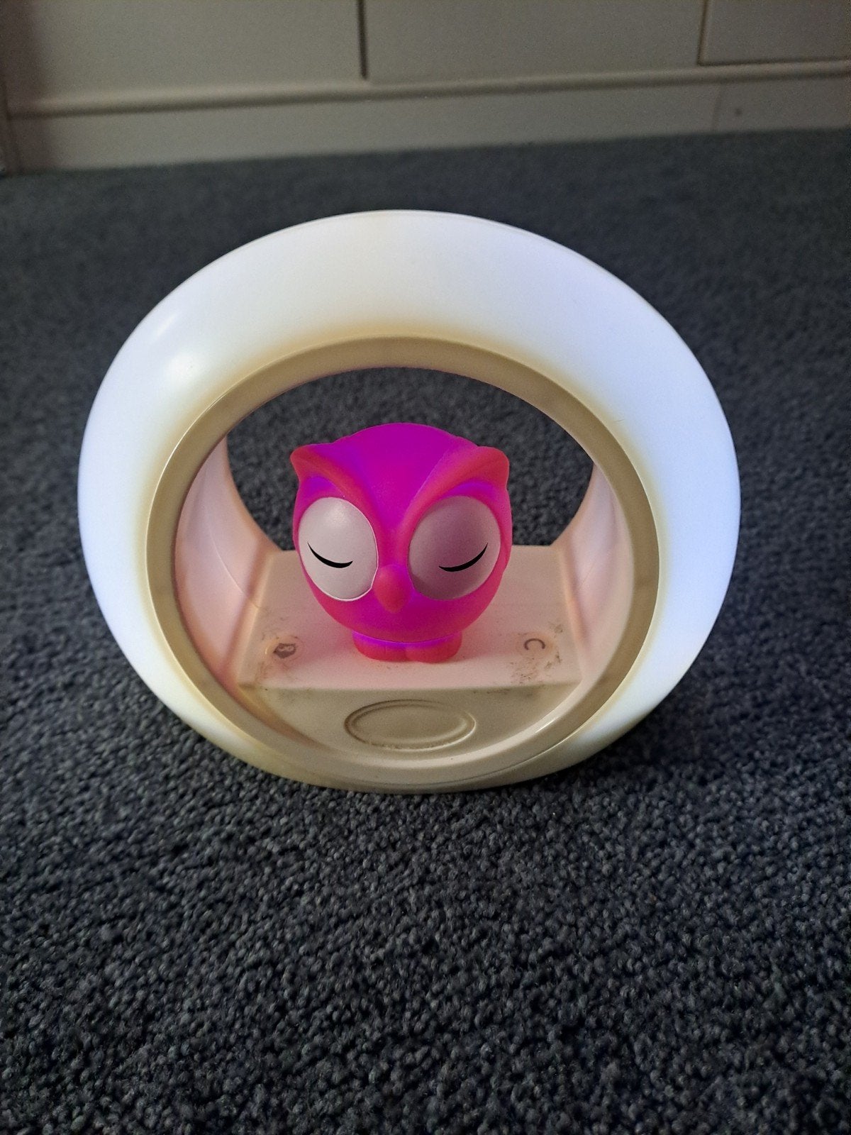 Leuk Nachtlampje met Uil Design - Perfect voor Kinderkamer, Ophalen of Verzenden, Gebruikt, Overige typen