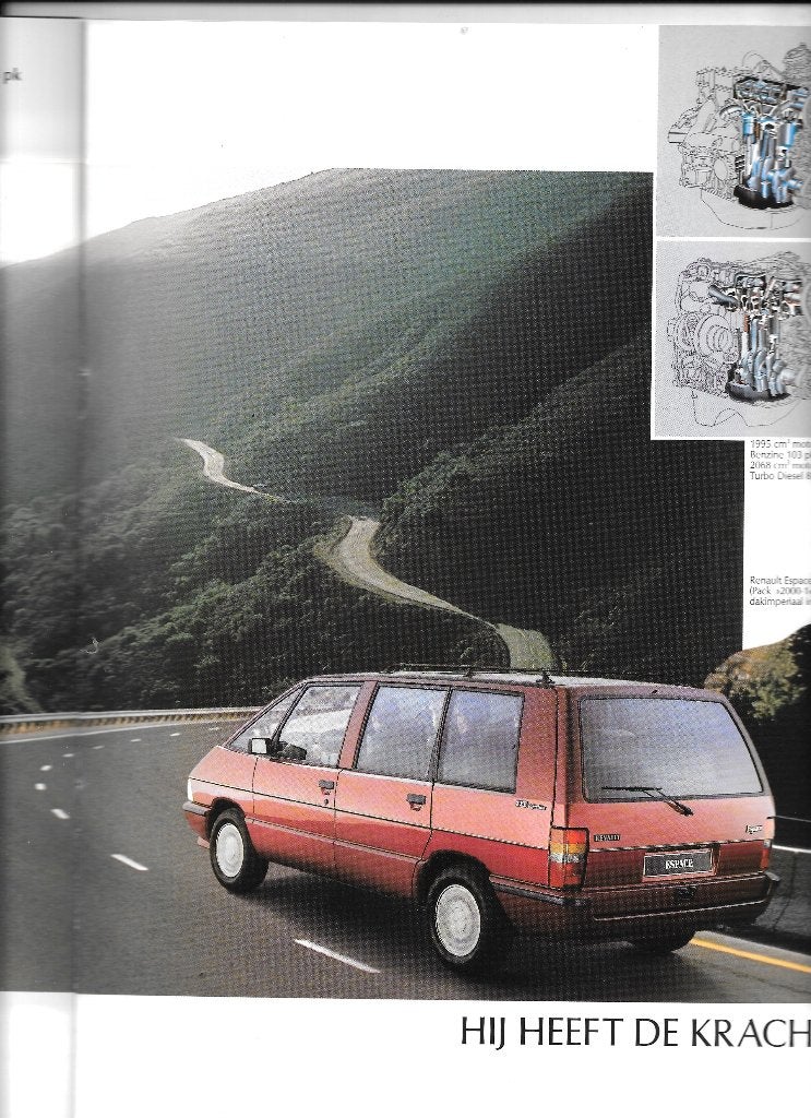 RENAULT ESPACE  1990, Ophalen of Verzenden, Zo goed als nieuw, Renault