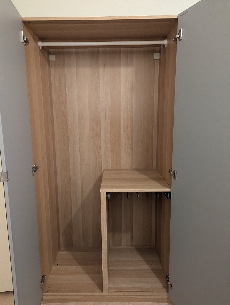 IKEA PAX kledingkast spiegeldeuren, wardrobe with mirrors, Ophalen, Met deur(en), Gebruikt, Glas