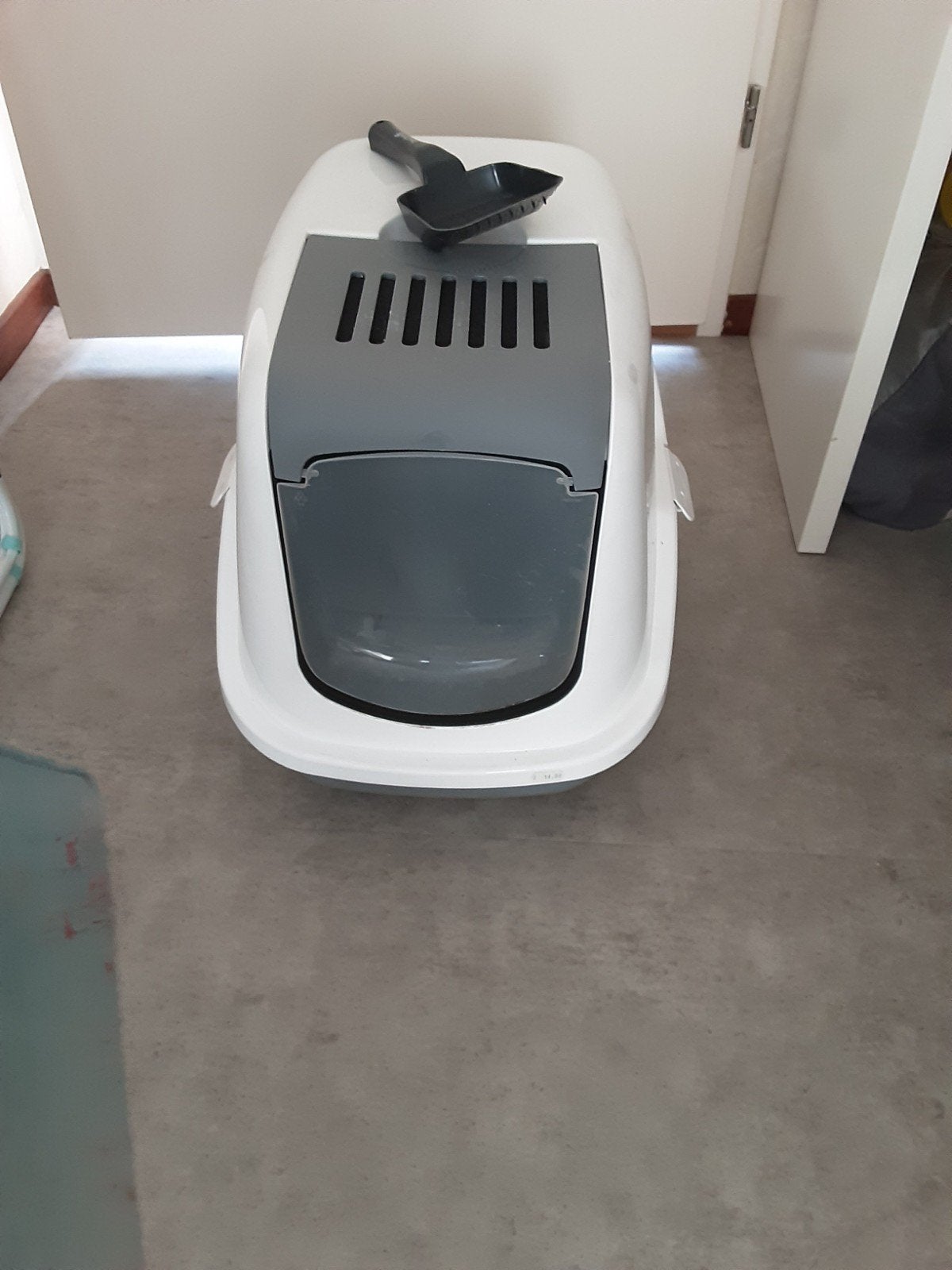 Kattenbak, Ophalen, Gebruikt