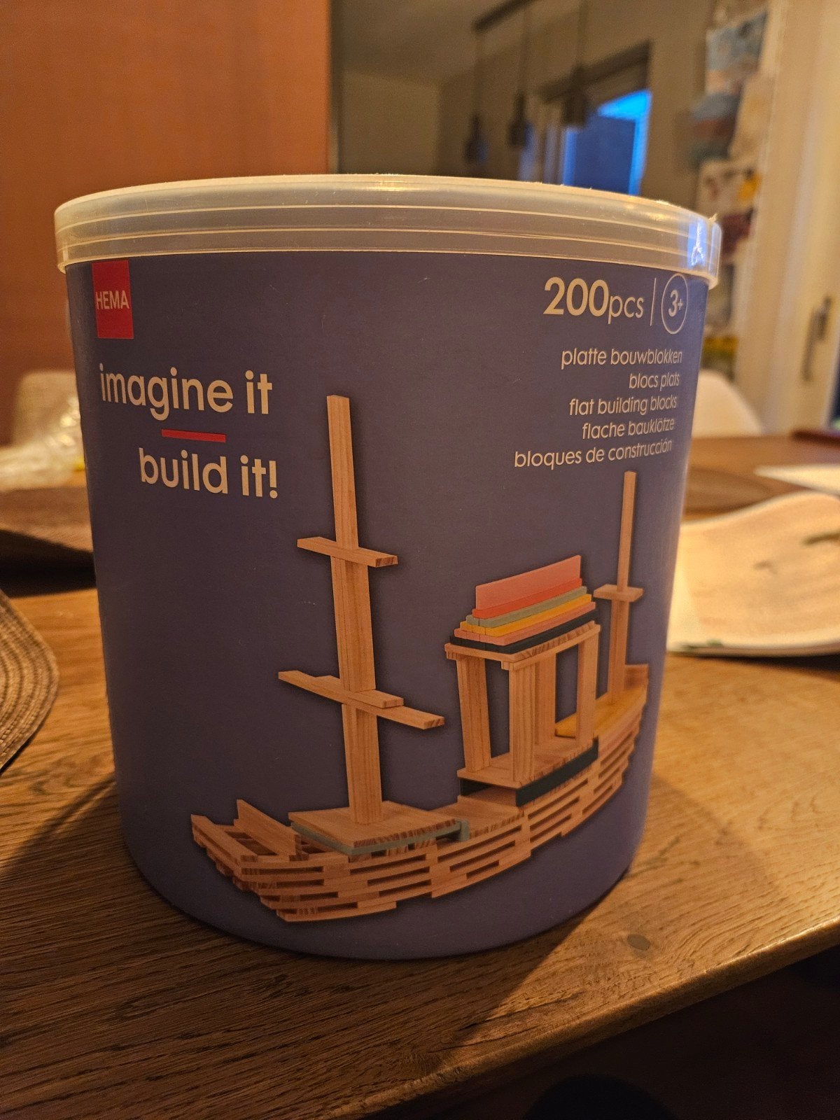 Hema kapla bouwblokken - 200 stuks, Ophalen of Verzenden, Zo goed als nieuw
