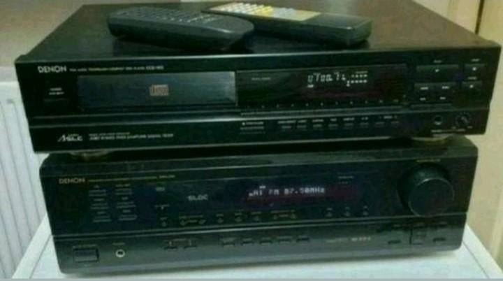 Denon stereo set dra-295 receiver cd speler dcd-695, Ophalen of Verzenden, Denon