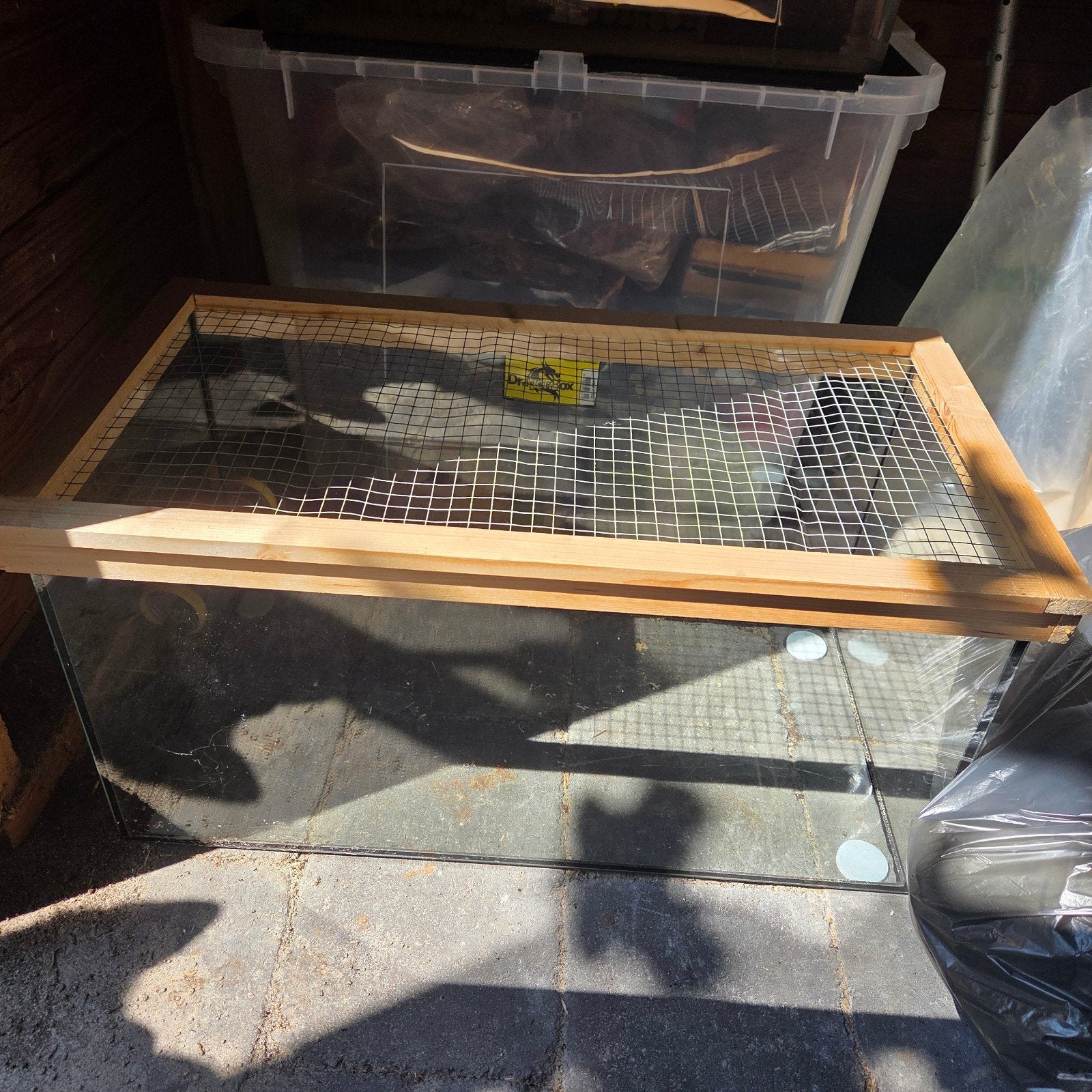 Aquarium + deksel, Gebruikt, Minder dan 75 cm, Hok, Ophalen