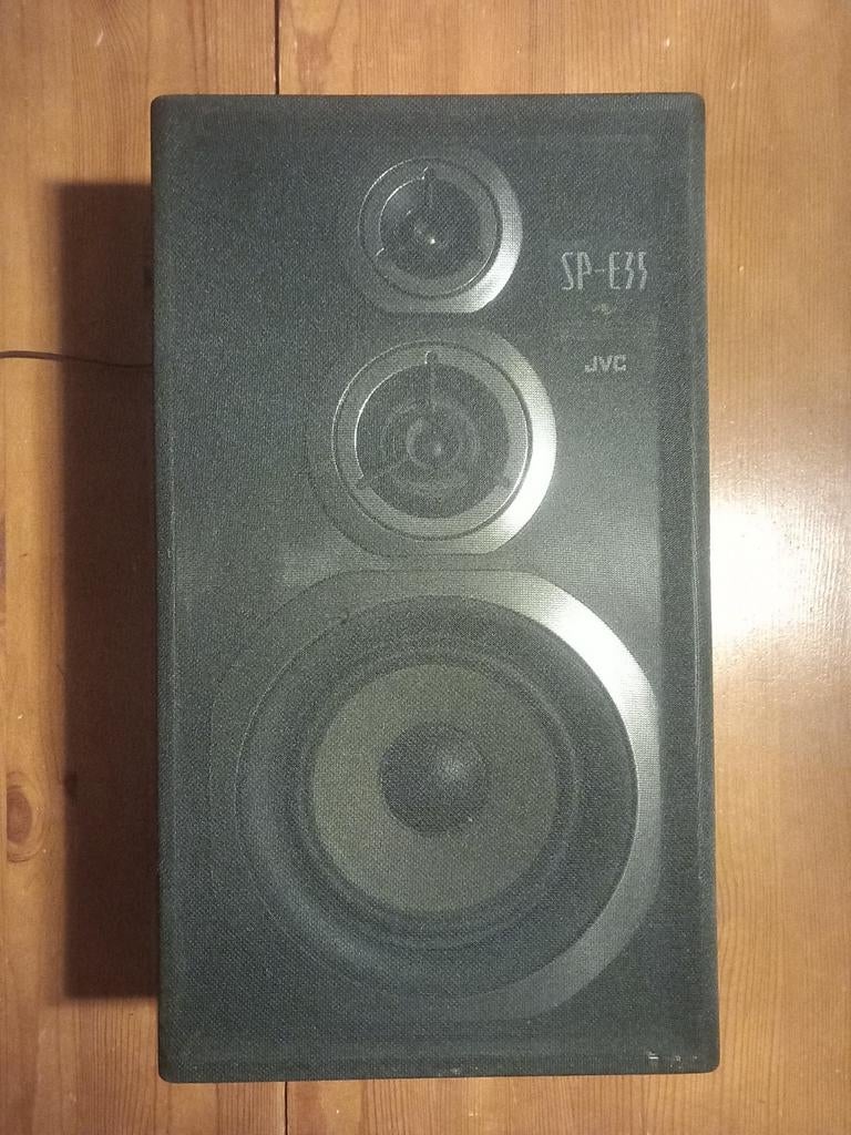 Oude JVC speaker, Audio, Tv en Foto, Luidsprekers, Ophalen, Minder dan 60 watt, Front, Rear of Stereo speakers, JVC