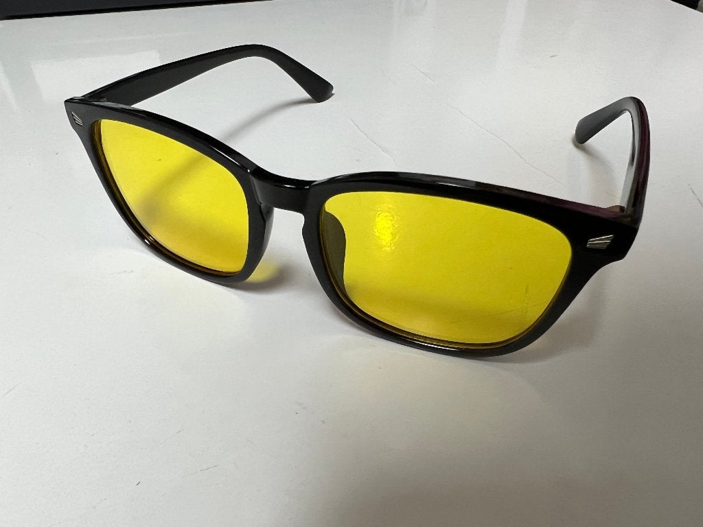 Blauw licht filter bril Computerbril game bril geel, Overige merken, S, Geel, Nieuw