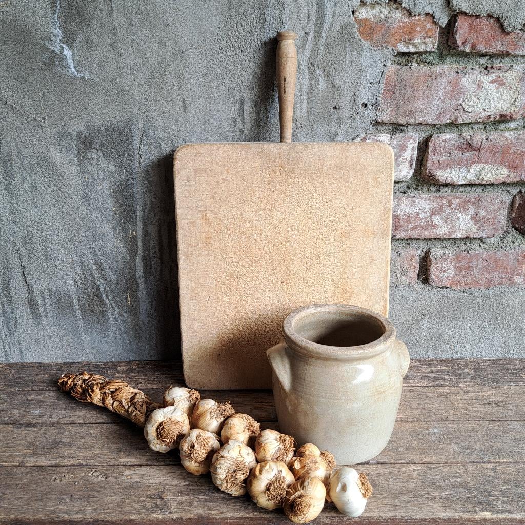 Oude brocante houten broodplank snijplank met handvat Etage3, Gebruikt, ., Ophalen of Verzenden, .