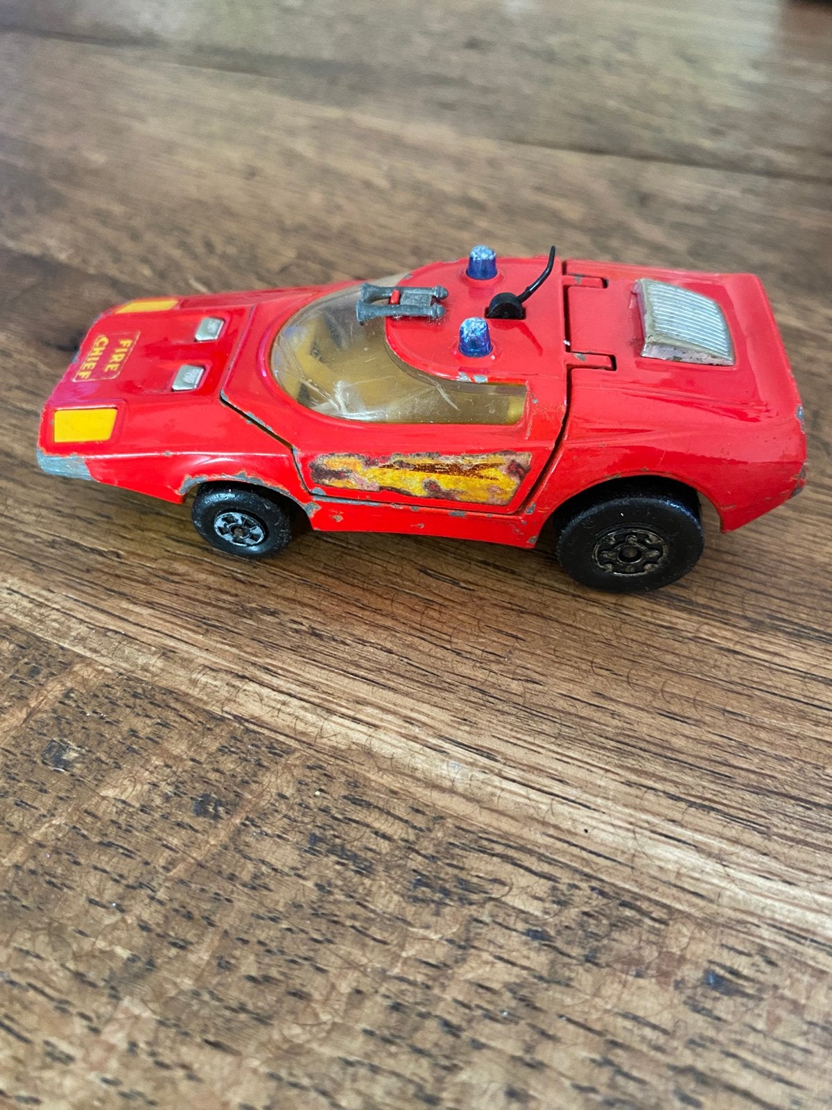 Matchbox speed kings Shovelnose Fire Chief car  1971, Hobby en Vrije tijd, Ophalen of Verzenden, Zo goed als nieuw, Auto, Matchbox