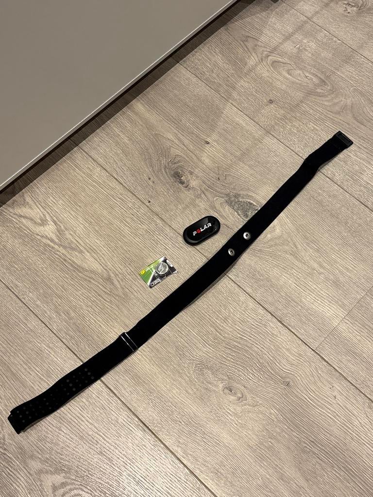 Polar H10 hartslagmeter met borstband,batterij totaal 12st, Sport en Fitness, Verzenden, Gebruikt, Polar, Met borstriem