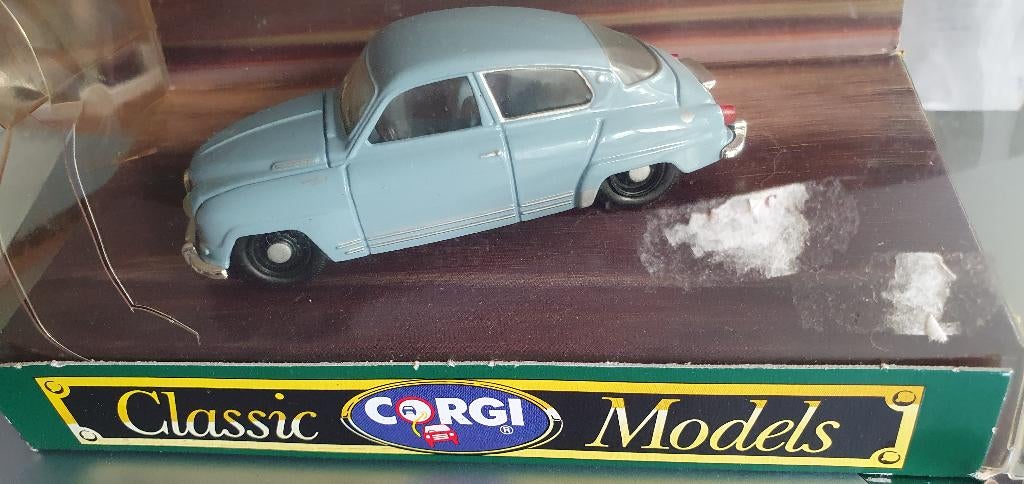 saab 96 corgi classic models lichtblauw, Ophalen of Verzenden, Nieuw, Auto's